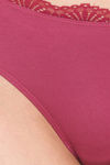 Candyskin Medium Rise Full Coverage Bikini Panty - Light Wine — thumbnail 4